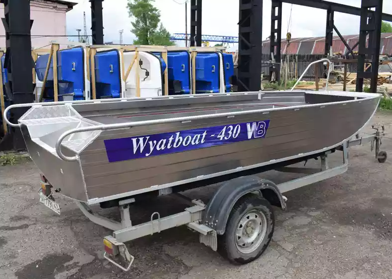 Алюминиевая лодка  Wyatboat-430 Master в Хабаровске