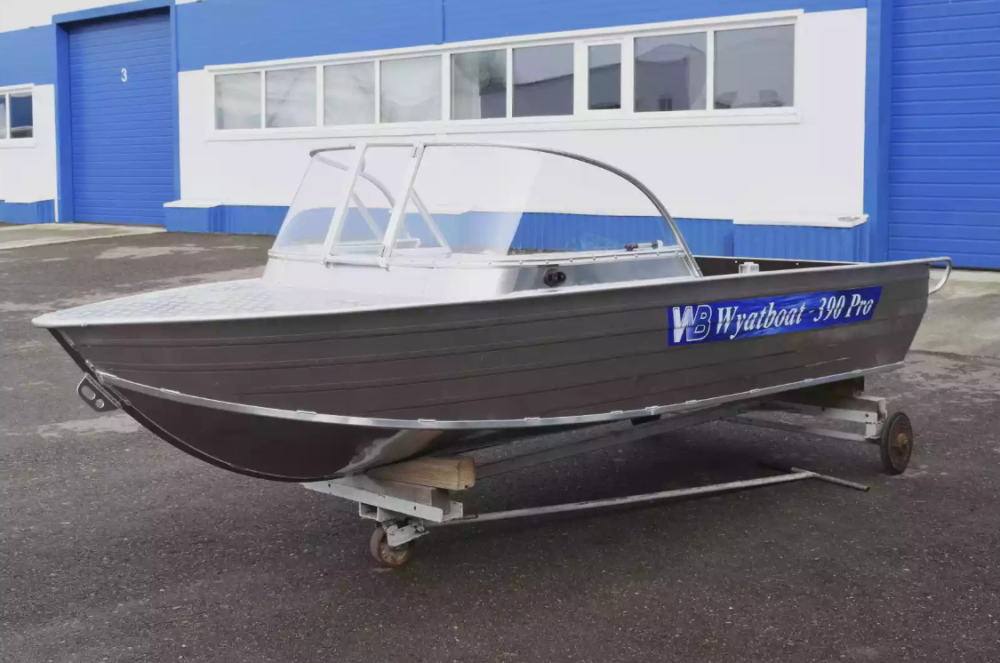 Алюминиевая лодка Wyatboat-390 Pro в Хабаровске