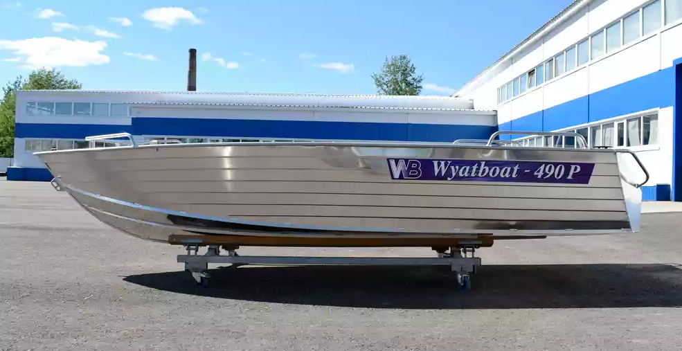Алюминиевая лодка Wyatboat-490 P в Хабаровске