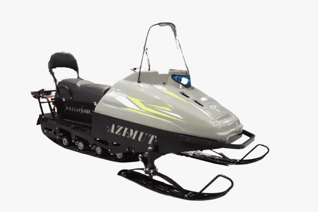 Миниснегоход Бурлак Азимут 24 л.с. , эл.запуск, реверс, тормоз гидравл, капот серый в Хабаровске