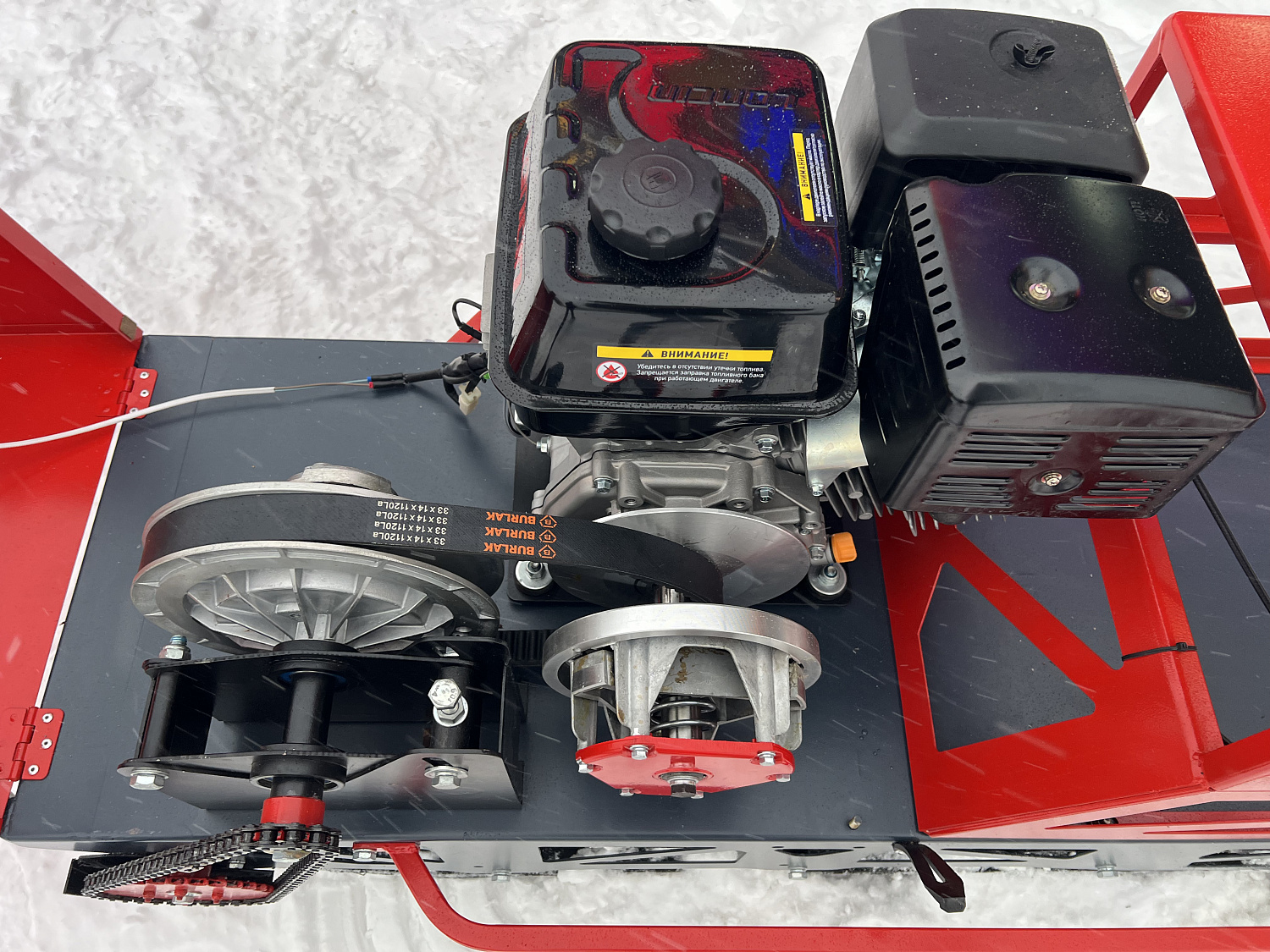 Мотобуксировщик EX-MOTO SNOWDOG S500 15л.с в Хабаровске