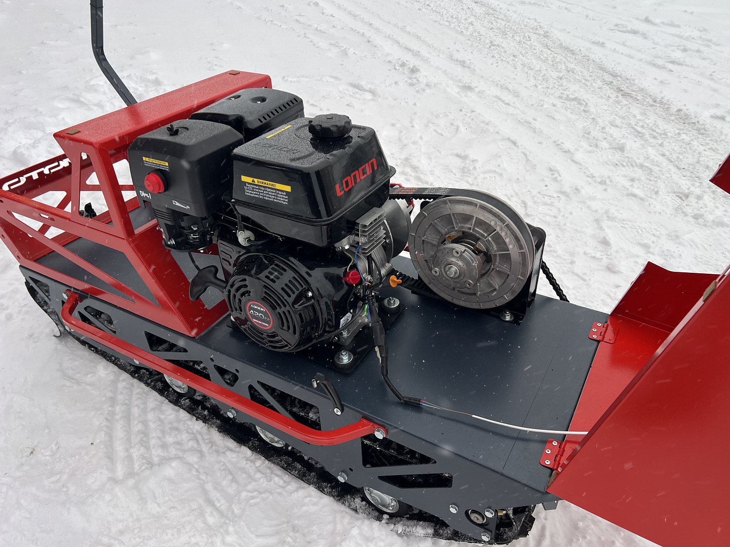 Мотобуксировщик EX-MOTO SNOWDOG S500 15л.с в Хабаровске