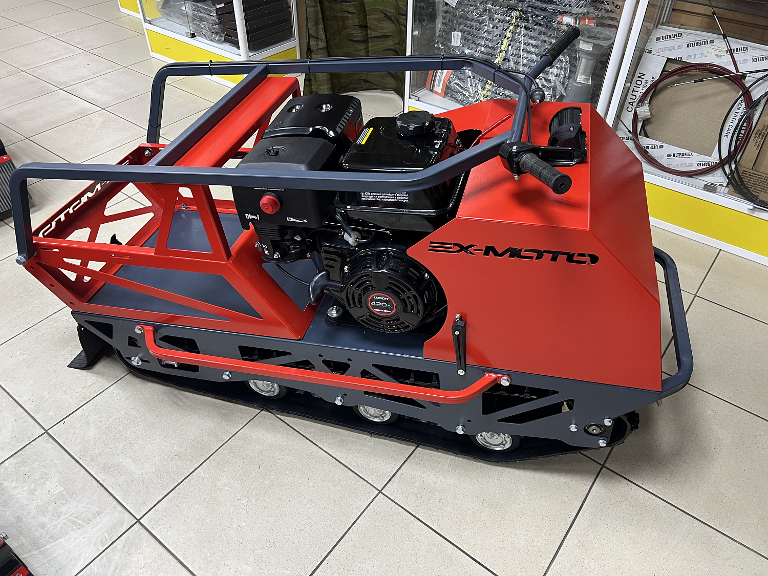 Мотобуксировщик EX-MOTO SNOWDOG S500 15л.с в Хабаровске