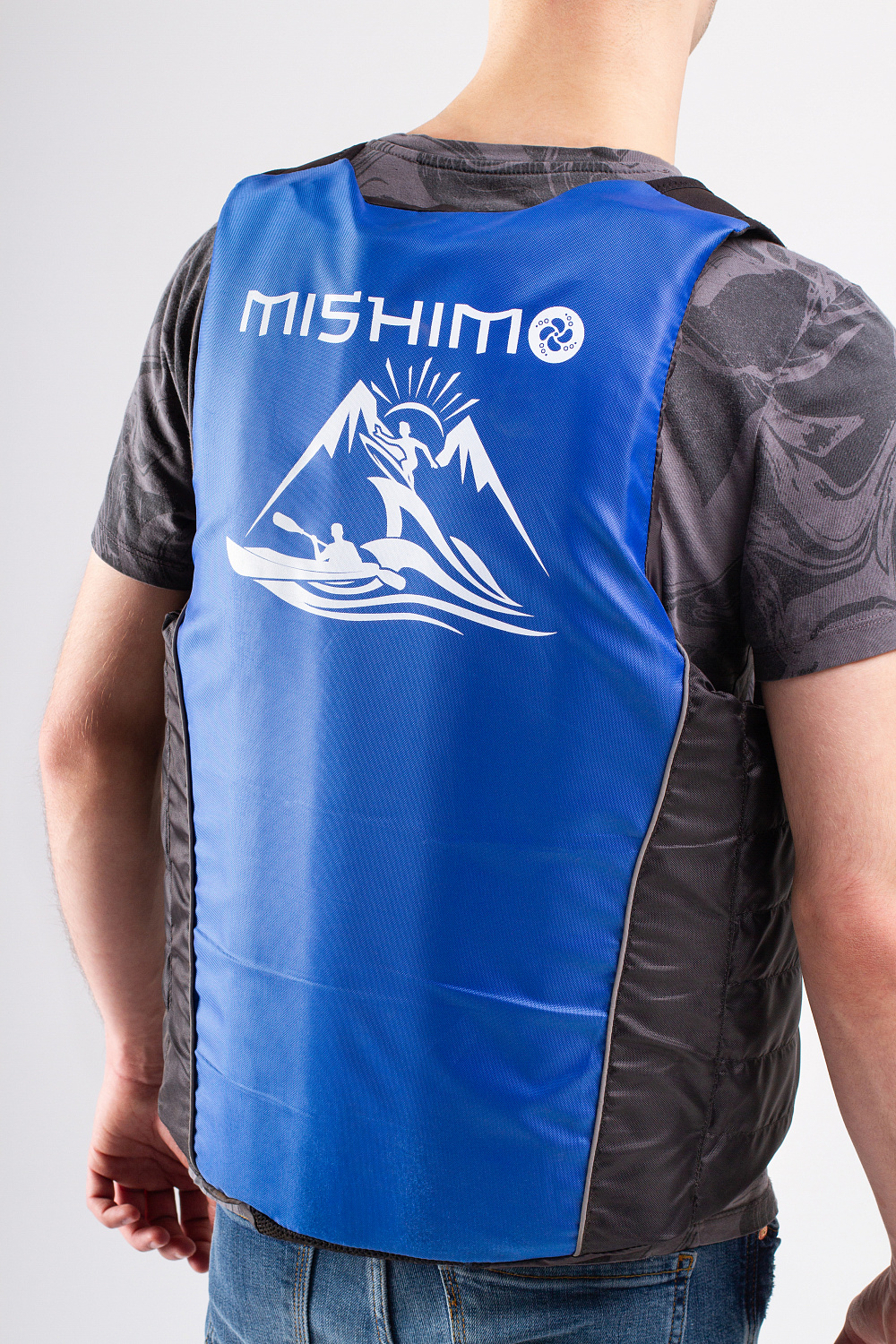 Жилет спасательный MISHIMO PRO Премиум качества Черно-синий в Хабаровске