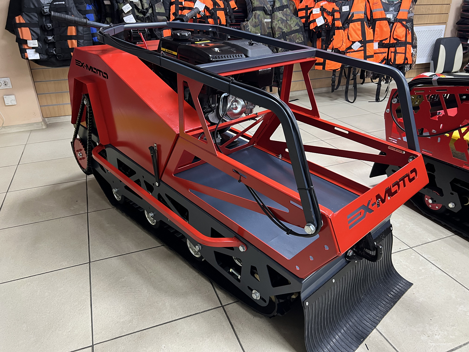 Мотобуксировщик EX-MOTO SNOWDOG S500 15л.с в Хабаровске